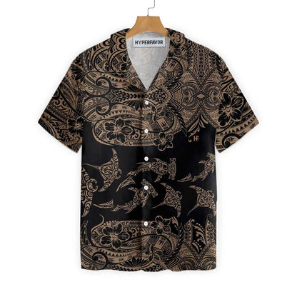 Luxurious Ornaments Hawaii Polynesian Pattern Hawaiian Shirt,Hawaiian Shirt Gift, Christmas Gift