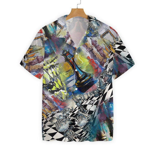 Chess Can Be Beautiful Beautiful Watercolor Design Hawaiian Shirt, Hawaiian Shirt Gift, Christmas Gift
