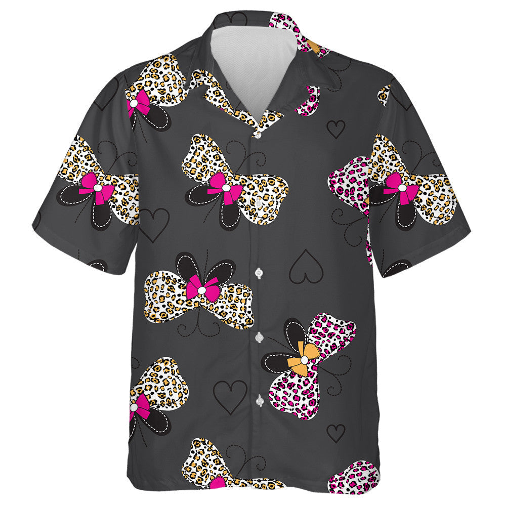 Pretty Theme Mystical Butterfly And Bow Tie Hawaiian Shirt, Hawaiian Shirt Gift, Christmas Gift