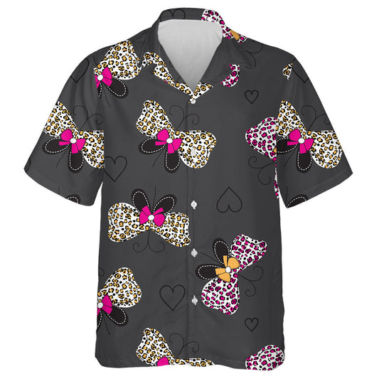 Pretty Theme Mystical Butterfly And Bow Tie Hawaiian Shirt, Hawaiian Shirt Gift, Christmas Gift