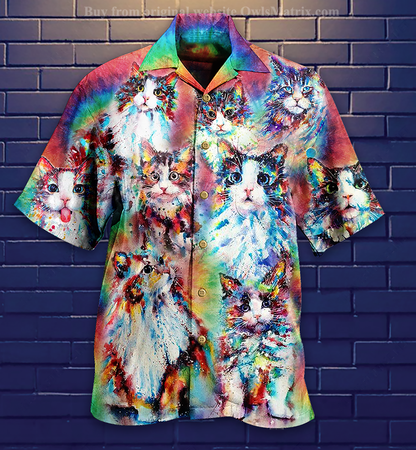 Cat Baby Angel - Hawaiian Shirt_ Maria_Hawaiian Shirt Gift, Christmas Gift