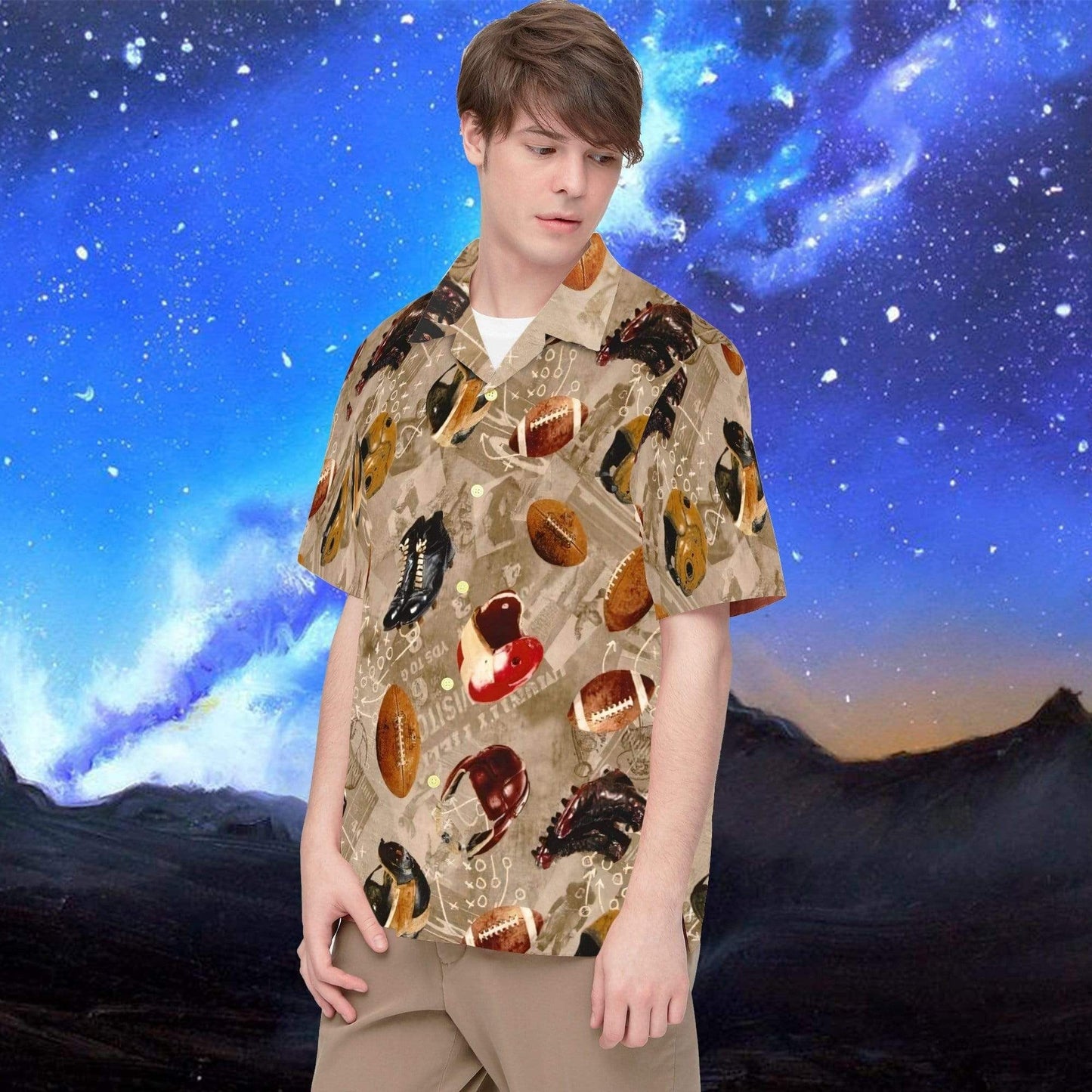 Dearadh Patrún Peile Clasaiceach Léine haváíais, Haváís Le Bronntanas