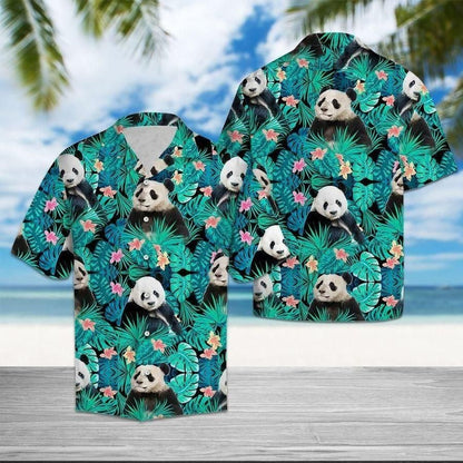 Find Panda Tropical Hawaiian Shirt_ Hawaiian Shirt Gift, Christmas Gift