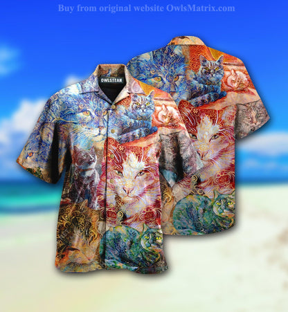 Cats Sleeping Limited - Hawaiian Shirt, Hwaiian For Gift