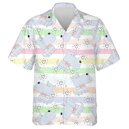 Cúlra Aonraithe Madraí Cartúin agus Croí Léine Haváís, Haváise le haghaidh Bronntanais