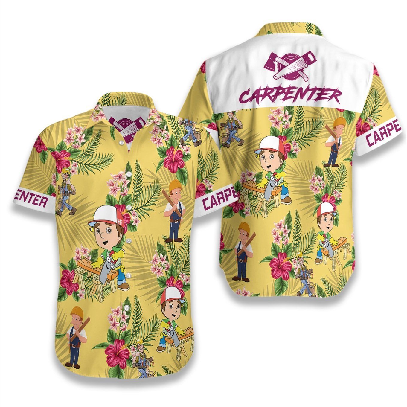 Carpenter Hawaiian Shirt_Hawaiian Shirt Gift, Christmas Gift