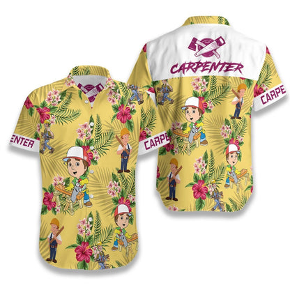 Carpenter Hawaiian Shirt_Hawaiian Shirt Gift, Christmas Gift