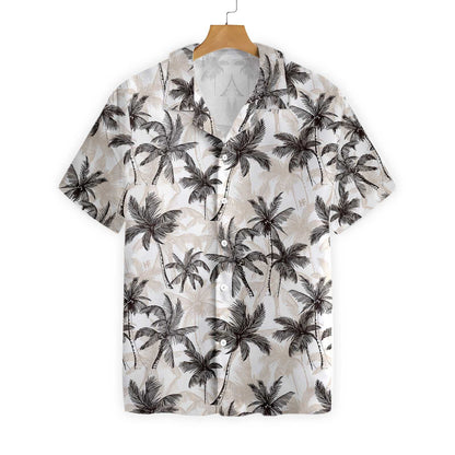 Into Nature Tropical Vintage Palm Tree Hawaiian Shirt, Hawaiian For Gift