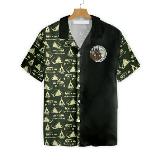 l Drink Coffee & Hate People Pattern Hawaiian Shirt,Hawaiian Shirt Gift, Christmas Gift