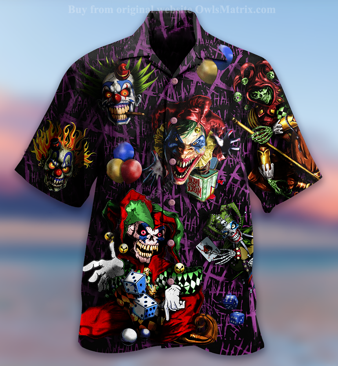 Clown Smile Style - Hawaiian Shirt, Hwaiian For Gift