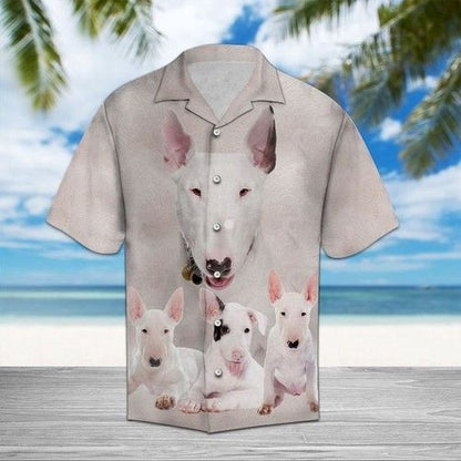 Bull Terrier Great Hawaiian Shirt Summer,Hawaiian Shirt Gift, Christmas Gift