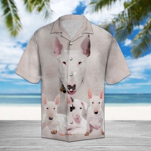 Bull Terrier Great Hawaiian Shirt Summer,Hawaiian Shirt Gift, Christmas Gift