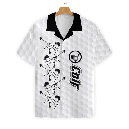 Sport Passion Golf Grey Background Design Hawaiian Shirt,Hawaiian Shirt Gift, Christmas Gift