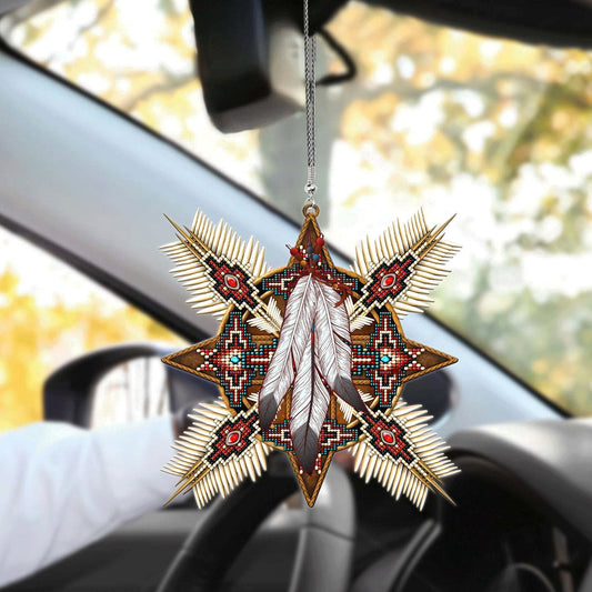 Native American Car Hanging Ornament, Car Ornament, Christmas Decoration