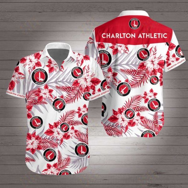Charlton Athletic Hawaiian Shirt_Hawaiian Shirt Gift, Christmas Gift