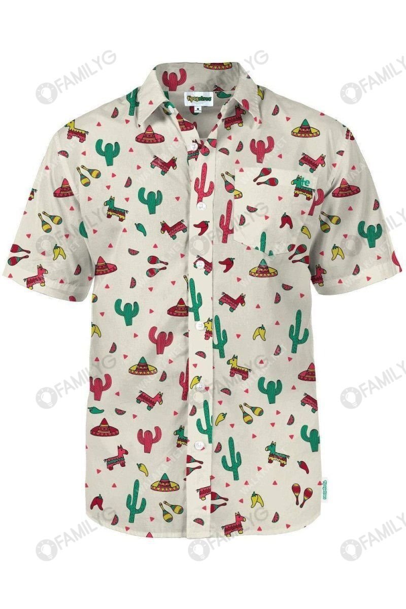 Men's Bright Hawaiian Shirts, Hawaiian Shirt Gift, Christmas Gift
