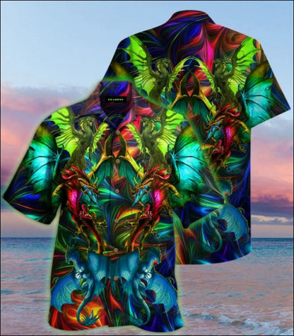 Dragon Unisex Hawaiian Shirt â€“ Dnstyles_Hawaiian Shirt Gift, Christmas Gift
