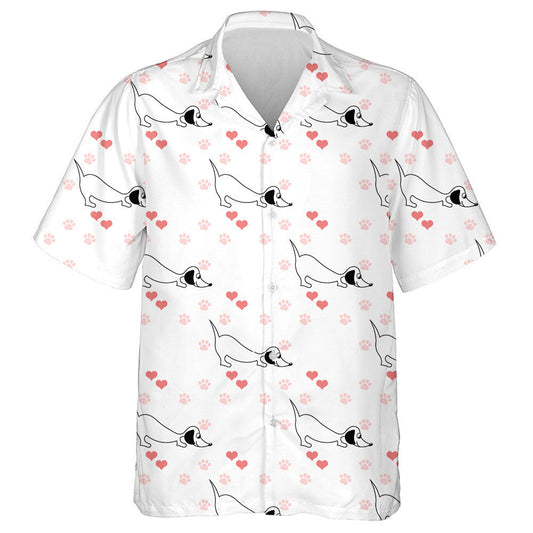 Dog Sniffing With Head Isolated Background Hawaiian Shirt,Hawaiian Shirt Gift, Christmas Gift