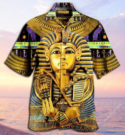Egyptian God Unisex Hawaiian Shirt_Hawaiian Shirt Gift, Christmas Gift