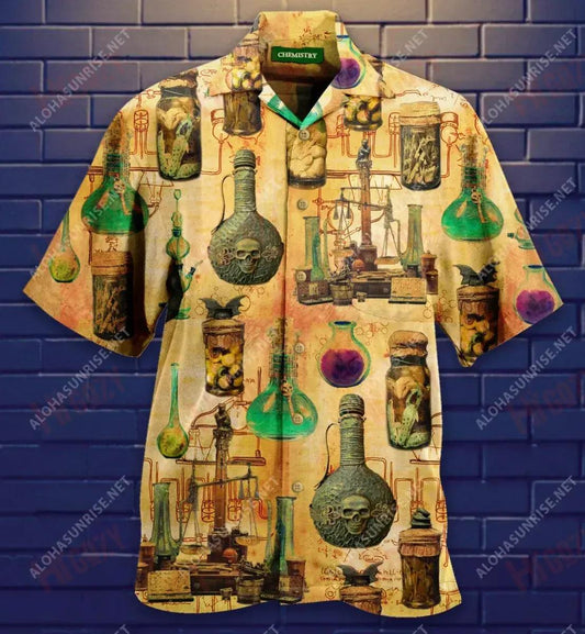 Níl Rud ar bith níos fuaire ná an Cheimic Léine Gearr Haváís Samhraidh T Léinte Haváís Léinte Haváís Saincheaptha do Mhná, Bronntanas Léine Haváís, Bronntanas Nollag