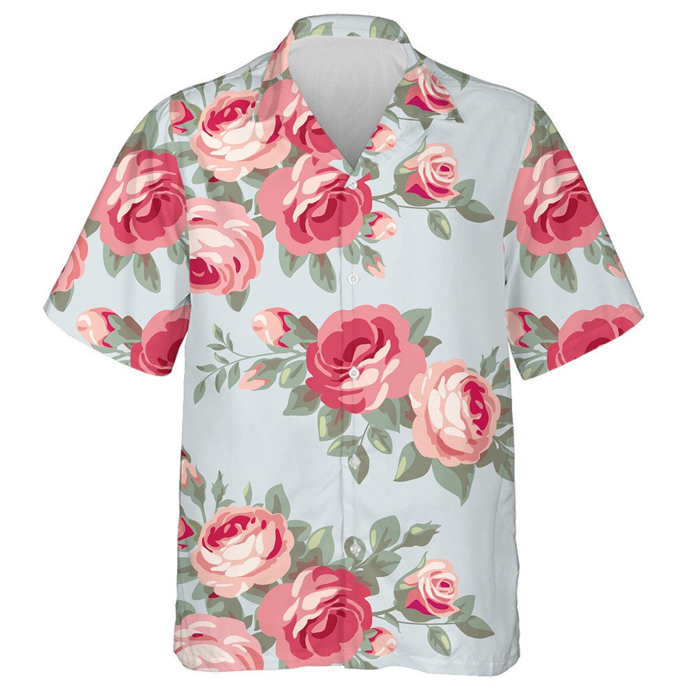 Vintage Fashion Military Badges Green Camo Patter Hawaiian Shirt, Hawaiian Shirt Gift, Christmas Gift