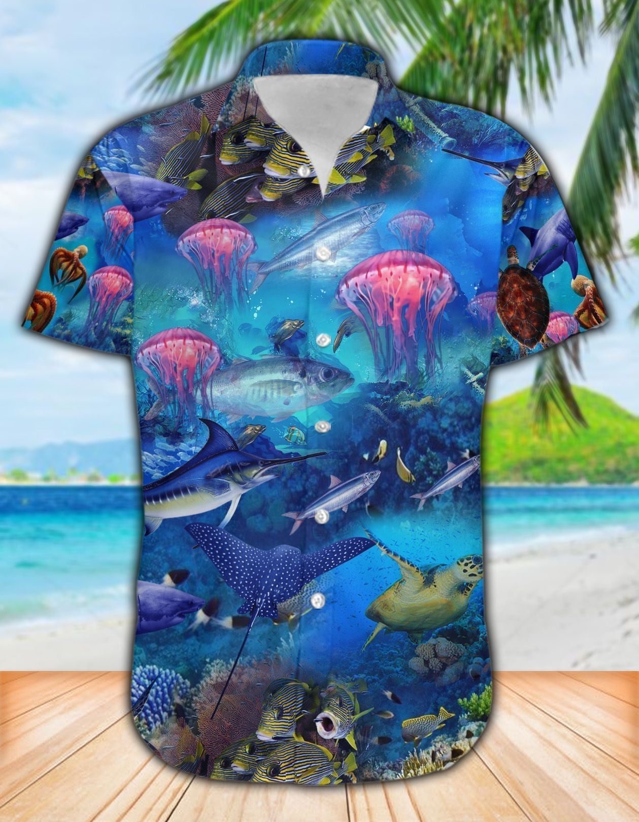 Find Ocean Hawaiian Shirt_ Hawaiian Shirt Gift, Christmas Gift