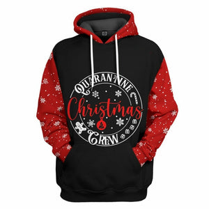 3D Quarantine Christmas Crew Custom Tshirt Hoodie Apparel