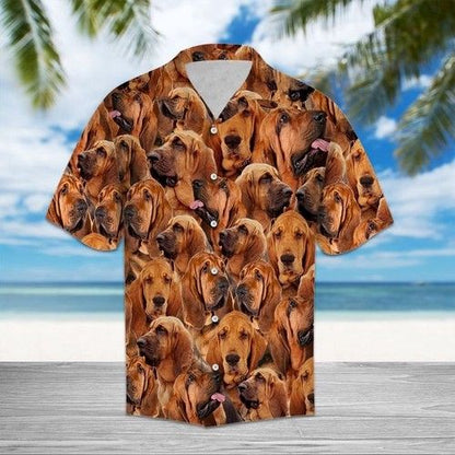 Bloodhound Hawaiian Shirt Summer,Hawaiian Shirt Gift, Christmas Gift