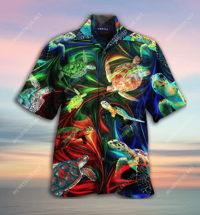 Amazing Turtle Unisex Hawaiian Shirt, Christmas Gift