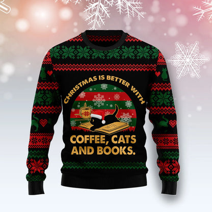 An Nollaig Níos Fearr Le Cat Agus Cuir Geansaí Nollag Gránna in áirithe, Bronntanas Nollag, Bronntanas Nollag 2024
