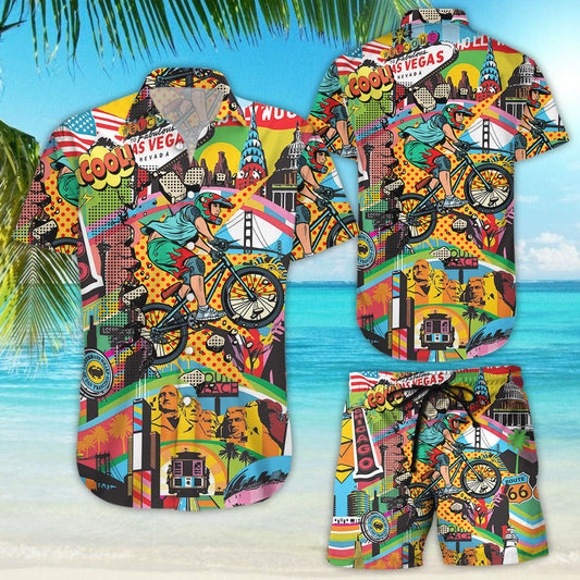 Cycling Amazing Cycling - Hawaiian Shirt, Hwaiian For Gift