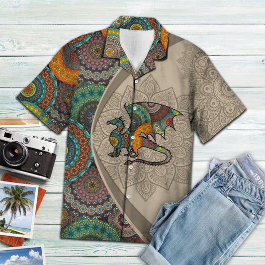 Dragon Mandala - Hawaiian Shirt_Hawaiian Shirt Gift, Christmas Gift