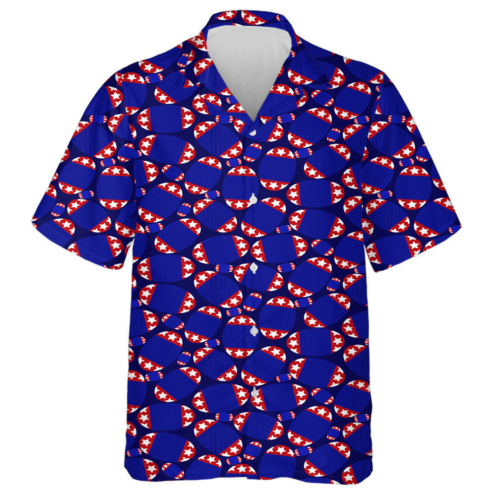 Stíl Bratach Mheiriceá Patrún Liathróid Rugbaí Peile Mheiriceá Léine Haváíais, Bronntanas Léine Haváíais, Bronntanas Nollag