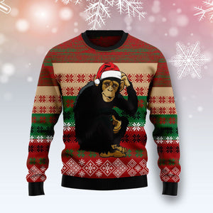 Chimpanzee Ugly Christmas Sweater,Christmas Gift,Gift Christmas 2022