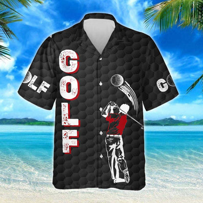 Playing Golf Golfer American Summer Vibes Hawaiian Shirt,Hawaiian Shirt Gift, Christmas Gift