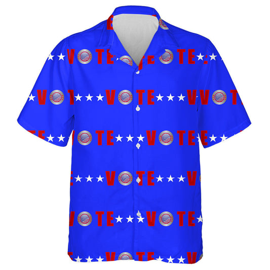 Vóta Idéalach Meiriceánach Stiallacha Cothrománacha ar Chúlra Gorm Léine Haváís , Bronntanas Léine haváíais, Bronntanas Nollag