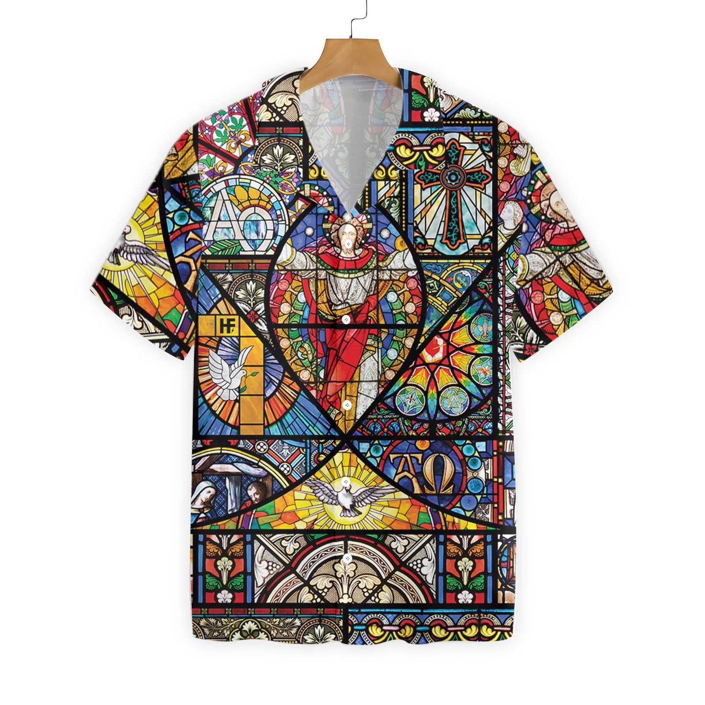 Vivid Abstract Design Hawaiian Shirt The Resurrection Of Jesus, Hawaiian Shirt Gift, Christmas Gift