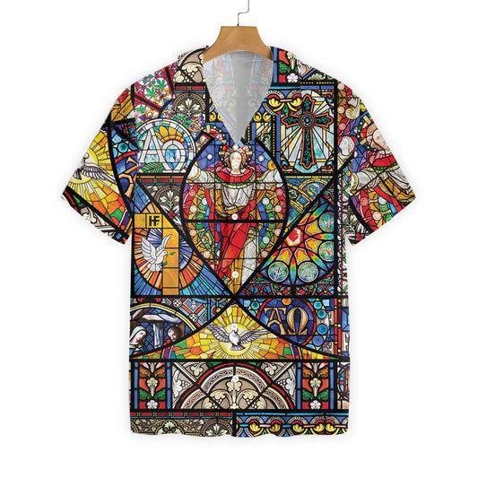 Vivid Abstract Design Hawaiian Shirt The Resurrection Of Jesus, Hawaiian Shirt Gift, Christmas Gift