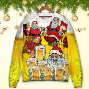 Christmas Santa I Want More Beer Ugly Christmas Sweater, Christmas Gift, Gift Christmas 2024