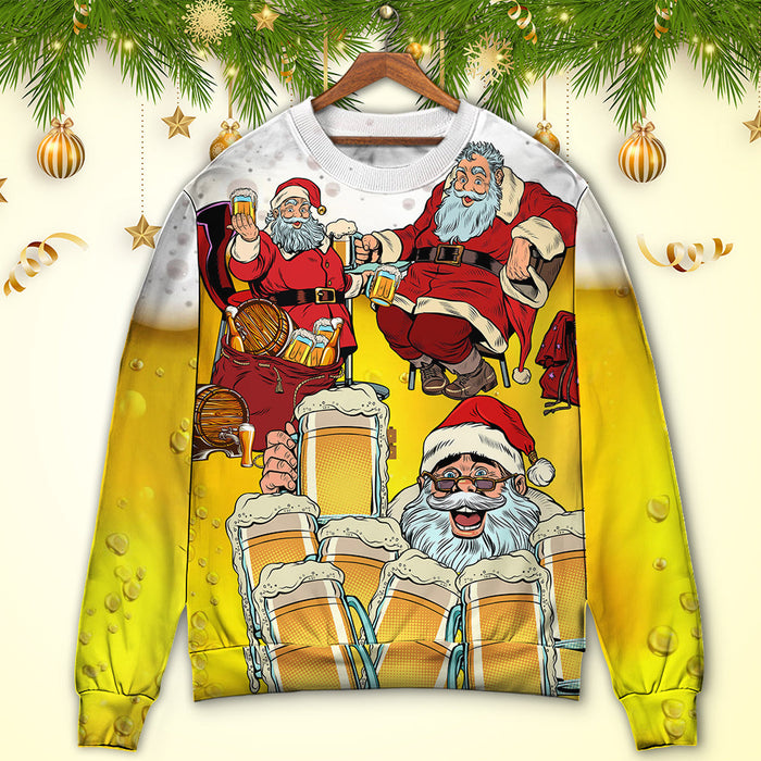 Christmas Santa I Want More Beer Ugly Christmas Sweater, Christmas Gift, Gift Christmas 2024