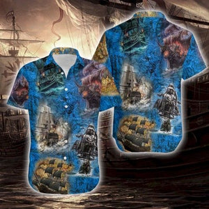 Amazing Pirate Ship Hawaiian Shirt, Christmas Gift