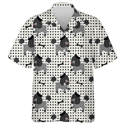 Madra Puppy Poodle Dubh Le Léine Haváis Chnámh, haváís le haghaidh bronntanais