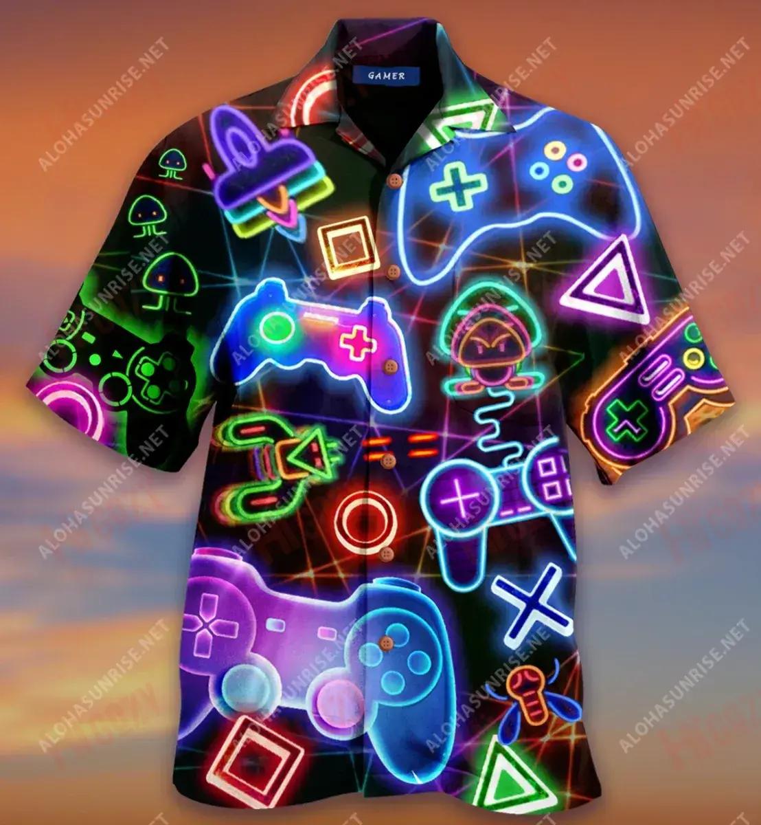 B'fhearr liom a bheith i mbun cearrbhachais Léine Haváís Gearr Caitheamh aimsire Aloha Shirt Léinte Crazy Haváíais Léinte haváíais d'Fhir, Bronntanas Léine Haváís, Bronntanas Nollag