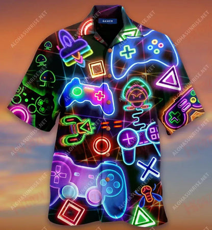 B'fhearr liom a bheith i mbun cearrbhachais Léine Haváís Gearr Caitheamh aimsire Aloha Shirt Léinte Crazy Haváíais Léinte haváíais d'Fhir, Bronntanas Léine Haváís, Bronntanas Nollag