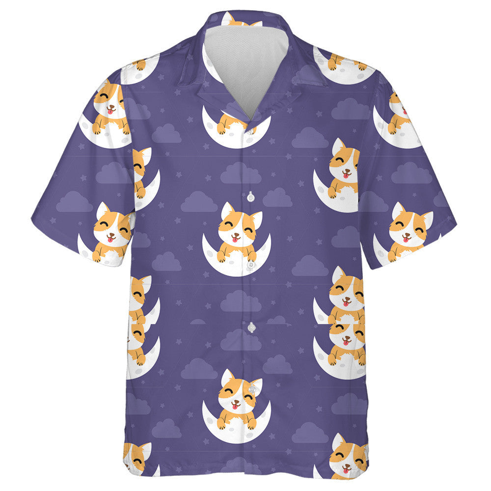 Madra Sásta Le Gealach Agus Réaltaí I gCúlra an Chartúin Léine Haváís, Bronntanas Léine Haváíais, Bronntanas Nollag