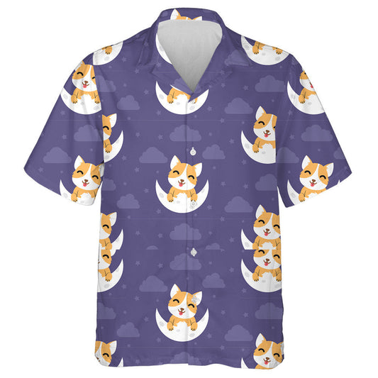 Madra Sásta Le Gealach Agus Réaltaí I gCúlra an Chartúin Léine Haváís, Bronntanas Léine Haváíais, Bronntanas Nollag