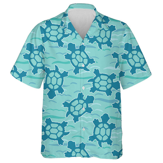 Snámha Láimhe Tarraingthe Turtar Mara Aigéin Dúlra Léine Haváís, Bronntanas Léine haváíais, Bronntanas Nollag