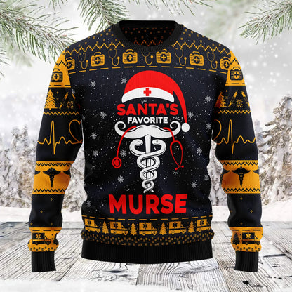 Santa Murse mná &amp; fir unisex, meaitseáil lánúineacha, cairde, leannán altra, bronntanais geansaí gránna saoire Nollag teaghlaigh greannmhar, geansaí gránna na Nollag