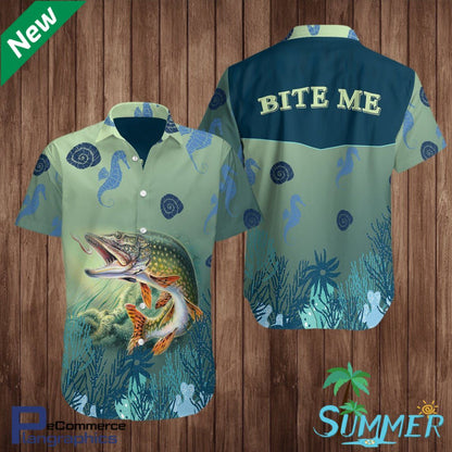 Love Fishing Aop Hawaiian Aloha Shirt Hawaiian Shorts Beach Short Shirt, Hawaiian Shirt Gift, Christmas Gift