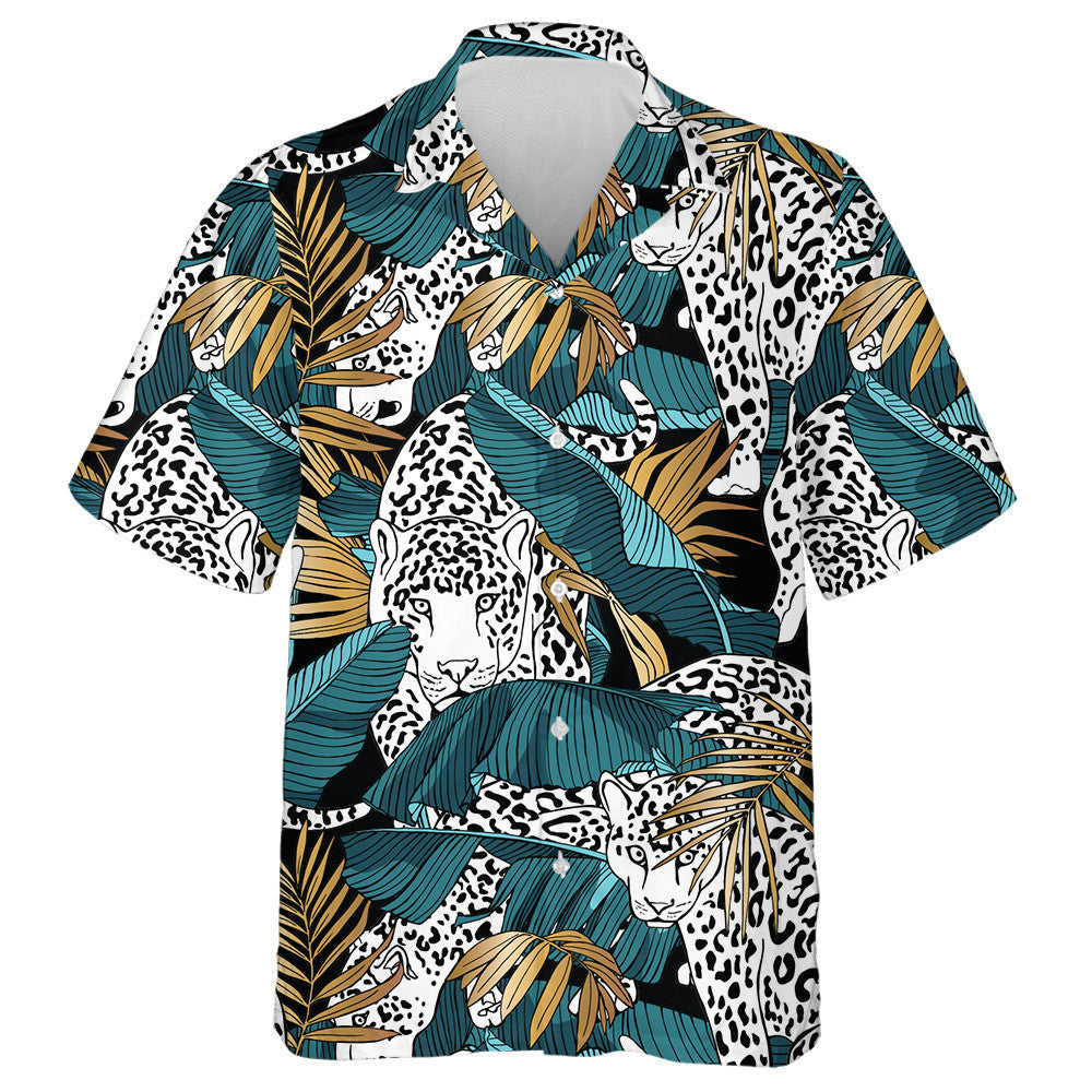 Léine Haváíais Liopard Agus Glas Coimhthíocha Buí Tropical Banana Haváí, Bronntanas Léine haváíais, Bronntanas Nollag